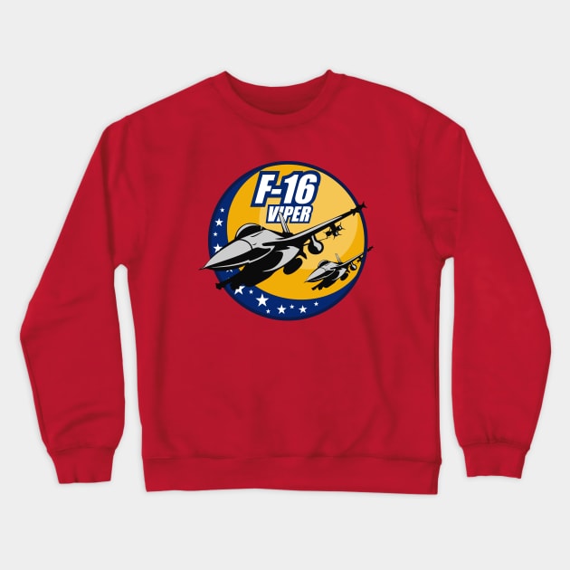 F-16 Viper Crewneck Sweatshirt by TCP